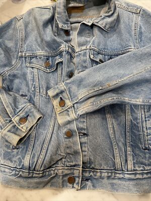 Vintage Sears Roebucks Western Wear Jean Denim Jacket USA M | eBay