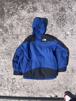 Vintage The North Face Gore-Tex Mountain Jacket Men's Aztec Blue