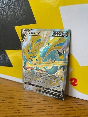 Zacian V - SWSH292 Shiny Full Art Ultra Rare Promo - Crown Zenith