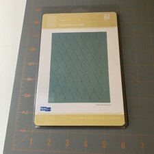 Quickutz Embossing Folder Diamonds Dots Paper Crafts