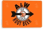 TIN SIGN A&W Retro Root Beer, Ice Cold, Retro, Cola, Kitchen, Cottage, A002