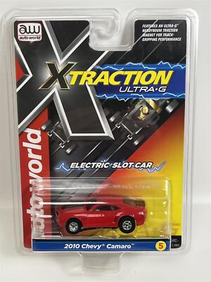 2010 Chevy Camaro rot HO Scale Slotcar X Traction Auto World SC373-5
