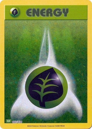 Basic Grass Energy 033/034 Trading Card Game Classic