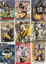 Steelers Football Lot Stewart Terry Bradshaw Worley Lake Lloyd Pegram Anderson