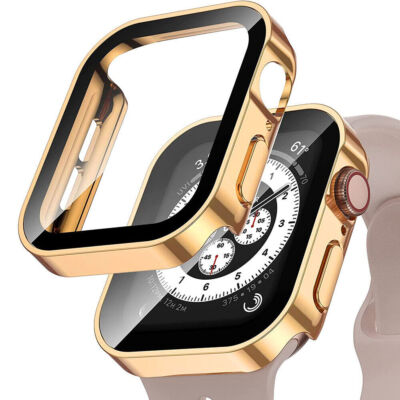 Schutz Hülle Für Apple Watch Series 4-11 Ultra 40-49 mm Case Glas Displayschutz