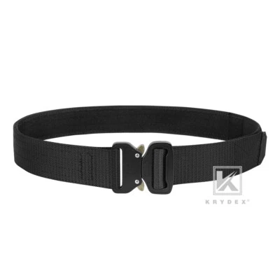 KRYDEX 1.5 in Tactical Belt Rigger Duty Belt Double Layers Quick Release Buckle