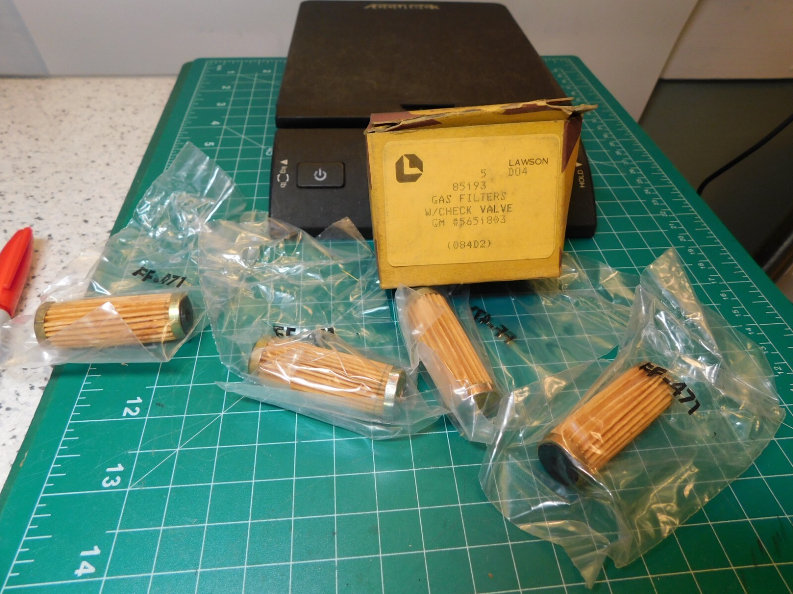 GM5651803 Long Fuel Inlet Filter Cartridge & Check Valve Fits Quadrajet & other eBay