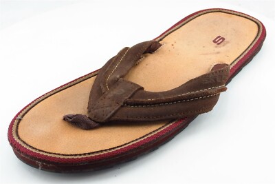 skechers leather flip flops