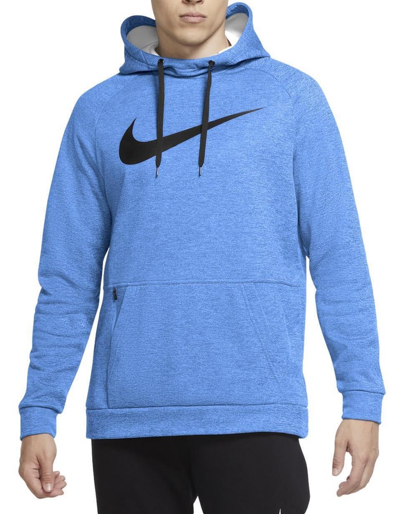 Nike Therma Swoosh Men's Training Hoodie in Royal Blue Black Sizes L XL 2XL