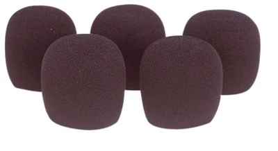 SOUND LAB SoundLab Foam Windshield 45mm Dynamic Microphone Wind Sound Protectors- 5 Pack