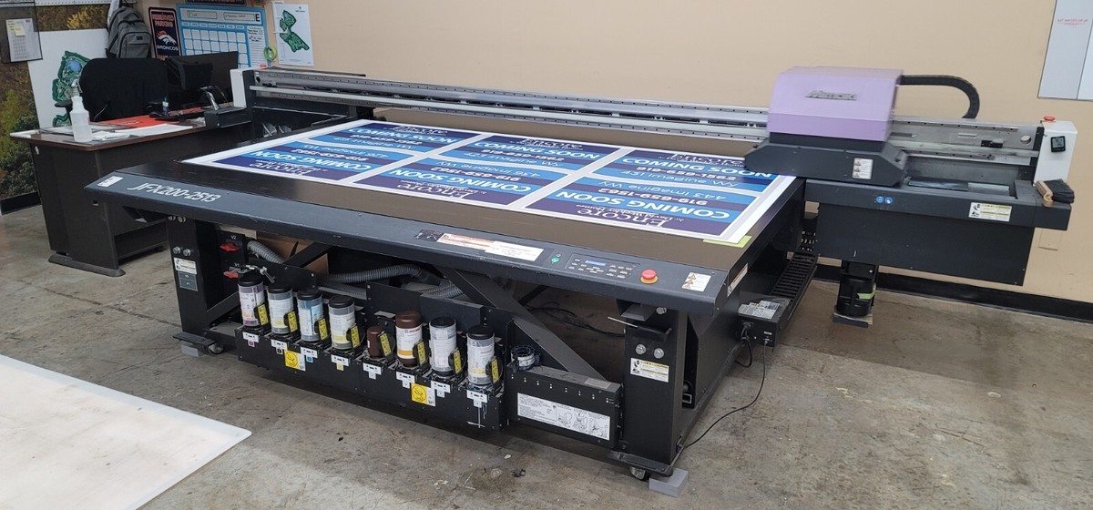 Mimaki JFX200-2513 wide format flatbed UV printer (USED)(White