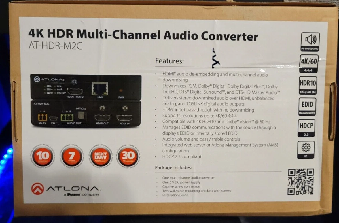 AT-HDR-M2C 4K HDR Scaler - Thumbnail 4