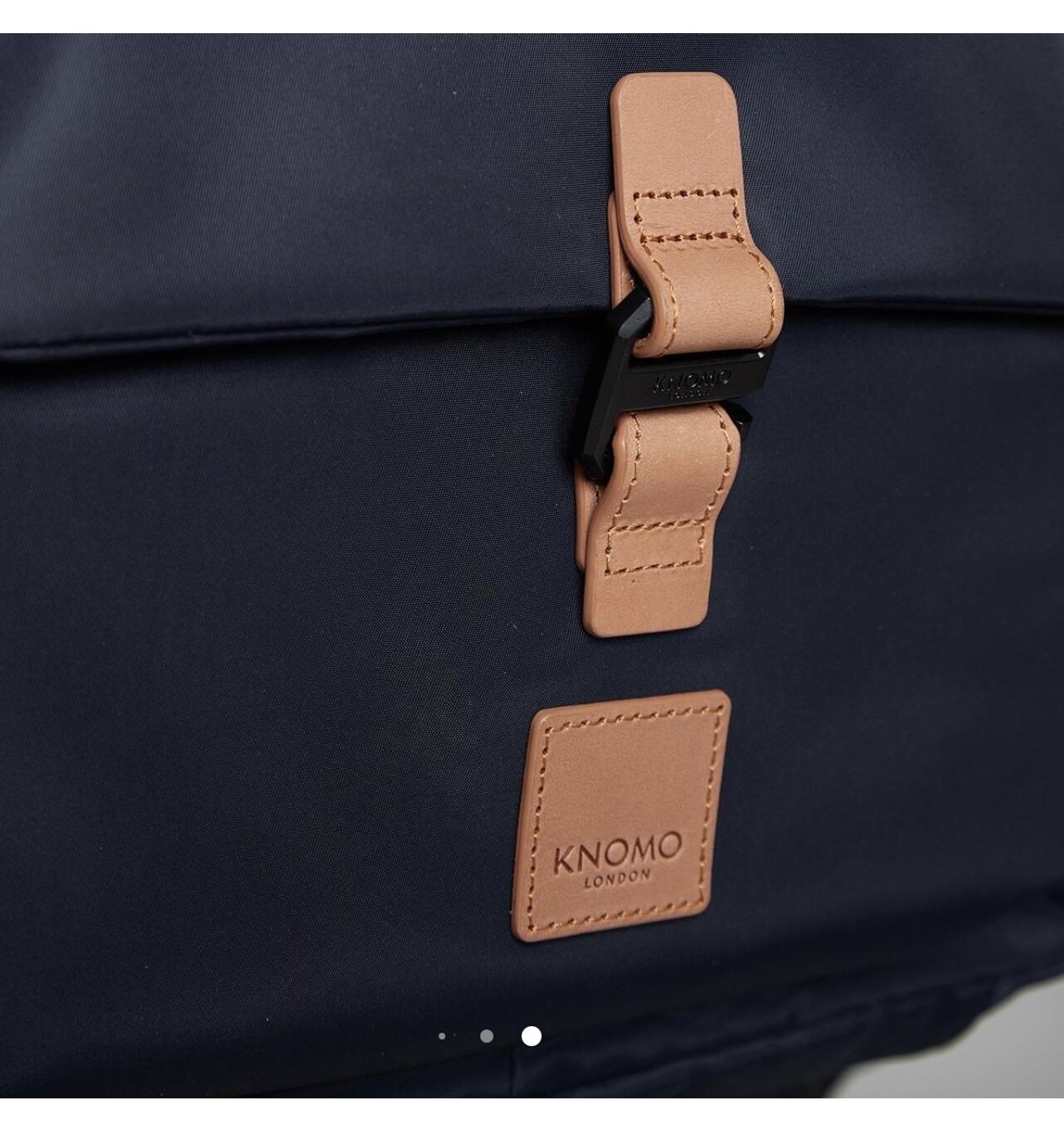 Knomo Fulham Christowe 15” Laptop Work Travel Backpack Navy Blue New