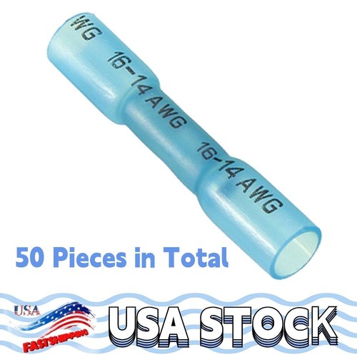 Lot De 75 Bornes Annelaires Vinylées 14-16 AWG - Pour Câbles Auto/moto - Marque INSTALL BAY, Neuf