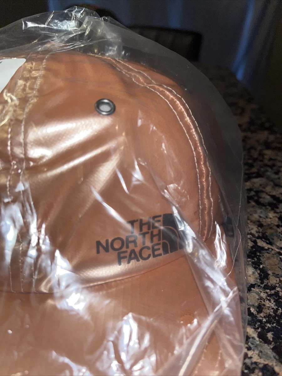 supreme north face metallic 6 panel hat Rosegold