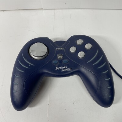 Gravis Blue Gravis Eliminator GamePad Pro Wired USB Computer Controller (PC, Dark ...