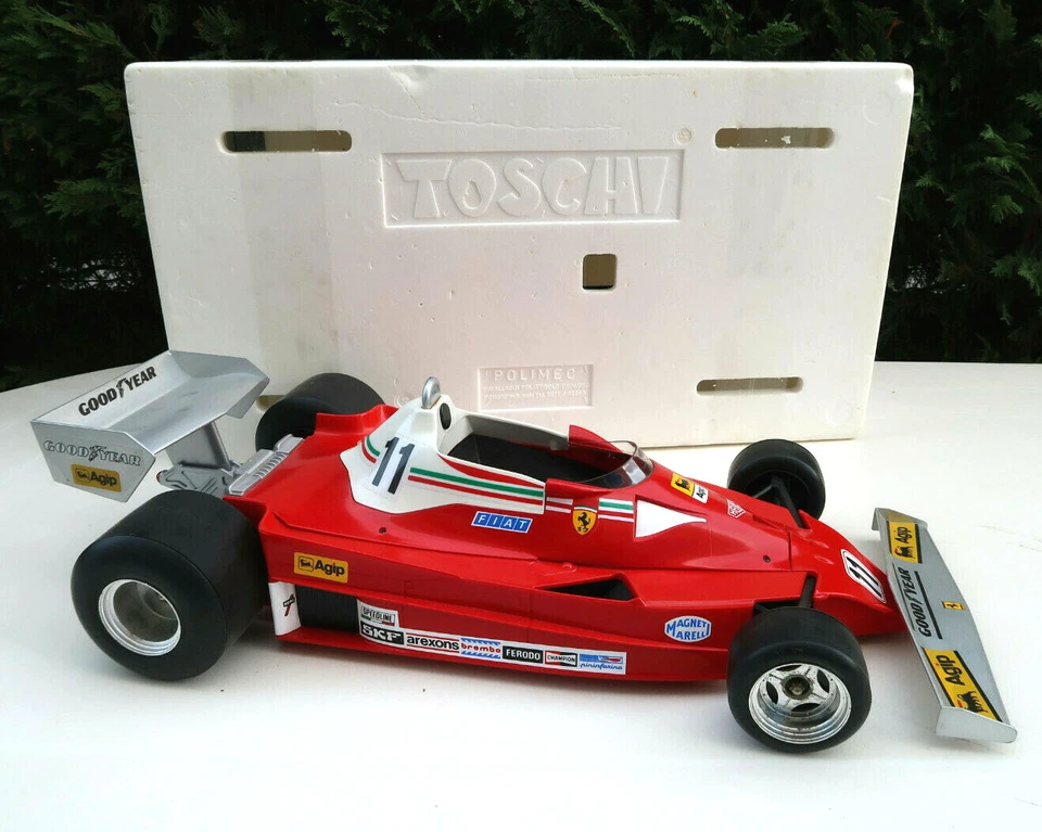 Echelle 1/6° Ferrari 312 F1 Lauda 69Cm Superbe Etat + Boite Toschi Polistil 1977 - Immagine 4 di 4