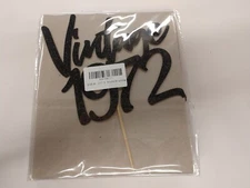 Vintage 1972 Cake Topper New In Package 8 available A1