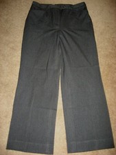 Womens Gray TALBOTS Stretch Dress Pants 10 Petite