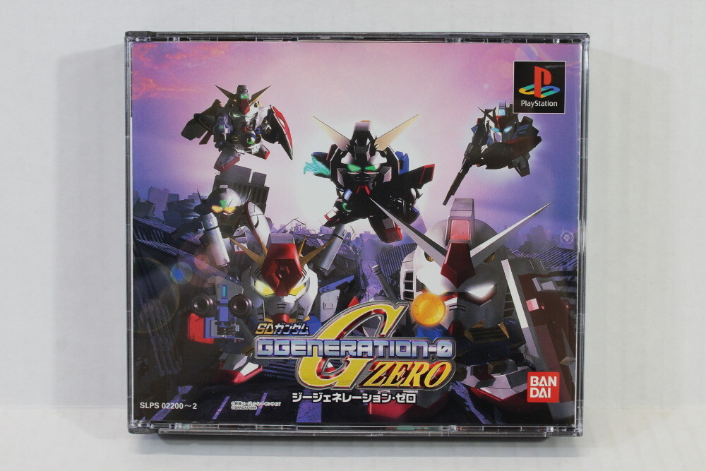 SD Gundam G Generation 0 ZERO CIB Trading Cards PS1 PS PlayStation