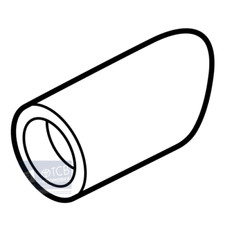 Orig. Land Rover Satz Auspuffendrohr Seitlich