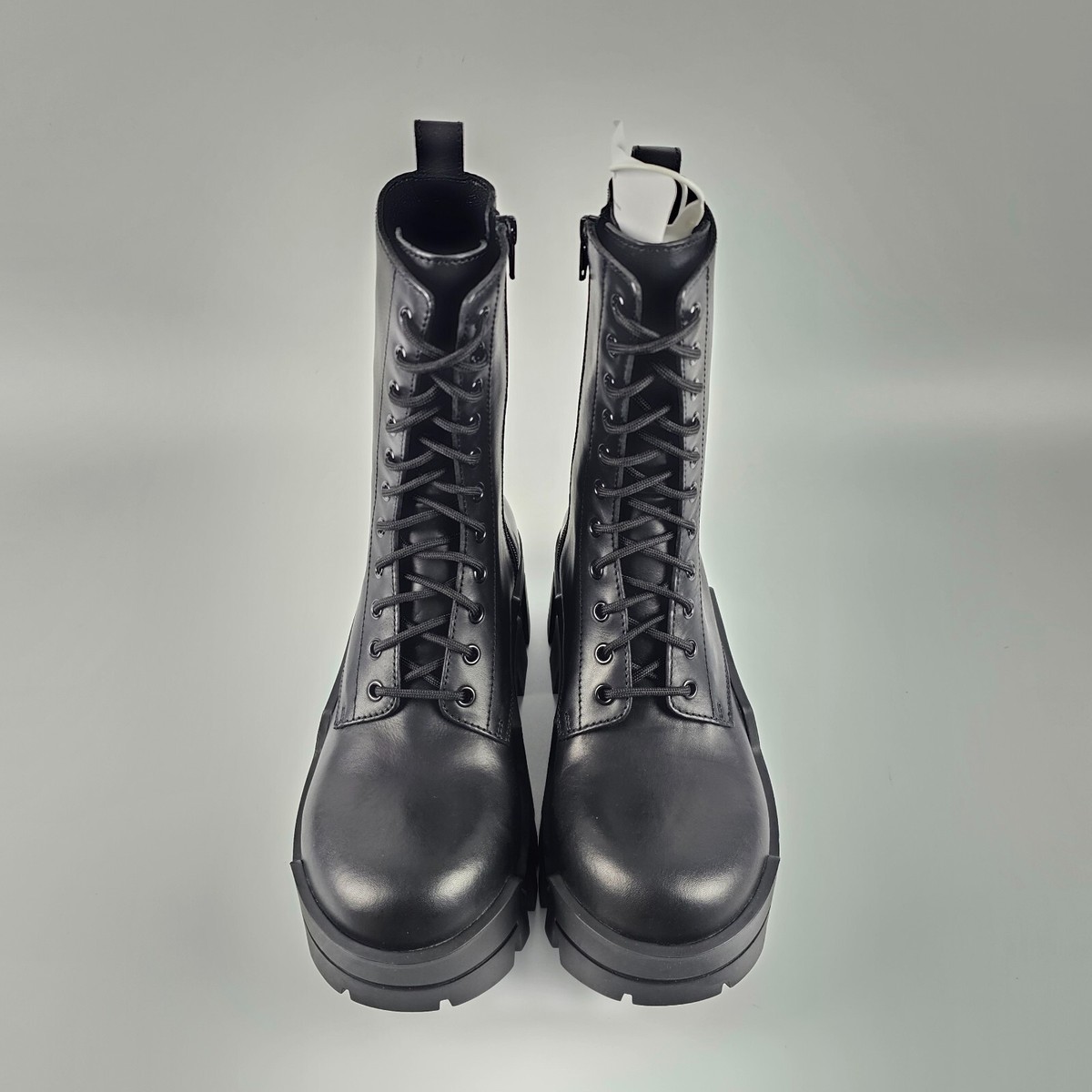 BALENCIAGA Bulldozer $1800 Women's Black Leather 80mm Boots BALENCIAGA Bulldozer $1800 Women's Black Leather 80mm Boots