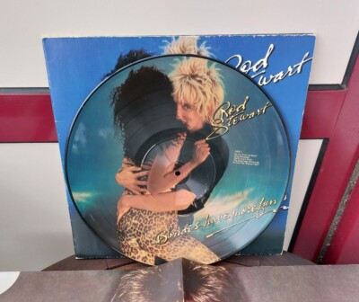 Rod Stewart Blondes Have More Fun Picture LP Vinyl Schallplatte D 1978 Poster