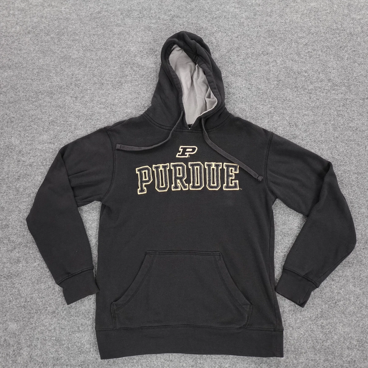 Purdue University Sweater Womens S Hoodie Black Spell Out Sweatshirt Champion