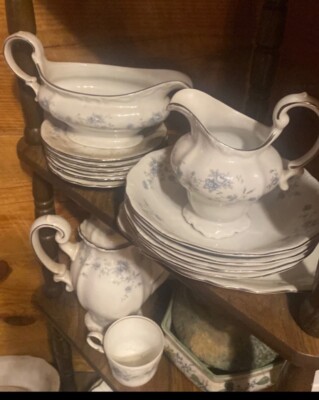 johann haviland bavaria germany blue garland china
