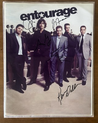 Entourage 5 Cast Signed Publicity Photo 14x11