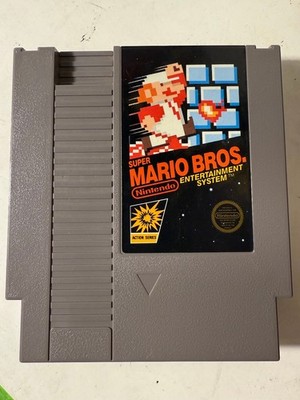 Super Mario Bros. NES Nintendo Entertainment System Video Game Action