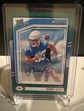 2024 Panini Donruss - Rated Rookie Press Proof Green Auto  #332 Sione Vaki (RC)