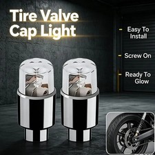 8pcs Car Auto Wheel Tire Tyre Air Valve Stem Led Light Caps Cover Accessories Us