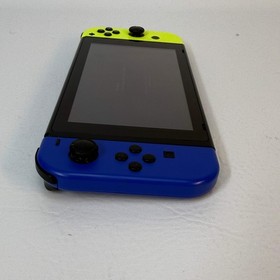 Nintendo Switch v1 Console Gaming System HAC-001 Blue/Neon Yellow