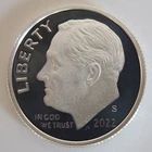 one (1) 2022-S Roosevelt Dime Silver Proof coin, .999 fine silver—low mintage yr