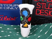 Scotty Cameron 2010 CLUB MEMBER White PAINT BRUSH Titleist Blade Headcover