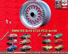 1 Cerchio Super RS BBS style 8x16 ET25 Volkswagen Golf Opel wheels Felge jante