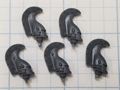 Aeldari Bits Craftworld Dire Avengers Helmets w Crests Heads x5 Warhammer 40K 