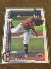 2025 Topps Chrome Baseball Refractor # 236 Tanner Bibee