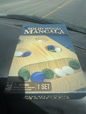 Cardinal Mancala Solid Wood Board by Game Gallery Family Fun Game #20107652