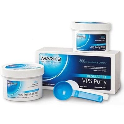 EZ VPS Impression Material Putty 300 mL Base Catalyst Multiple Options