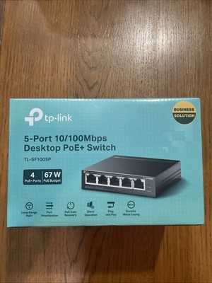 5 Port 10/100 Mbps Desktop PoE Switch