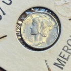 1937-P Mercury Dime Gem BU Uncirculated Full Bands