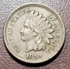 A 1859 Indian Head Cent Choice VF nr EF XF Details 1 Year Type Coin