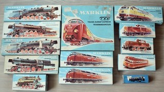 Bundle of Märklin Locomotives Steam Locomotives Diesel Locomotives 1960s H0