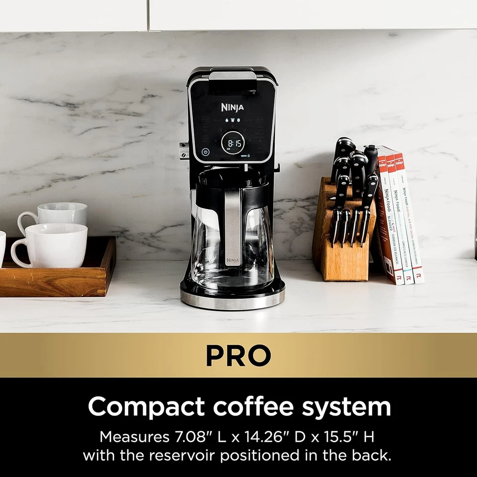 BRAND NEW Ninja CFP307 DualBrew Pro w/frother Single Serve 12 Cup Coffee Maker - Image 2 of 4