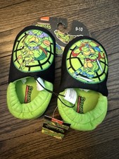 Teenage Mutant Ninja Turtles Little Boys Slippers Sz 9/10 NWT