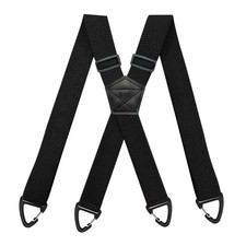Heavy Duty Elastic Suspenders for Men Trouser Pants Braces Strap Work Belt