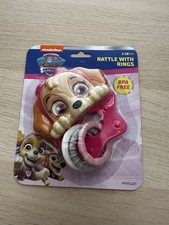 Nickelodeon Paw Patrol Skye Rattle Rings BPA Free 1-18mo PP59122DT