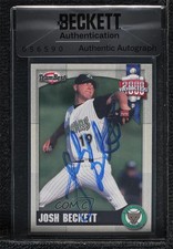 BAS 2000 Team Best Rookies Josh Beckett #227 Seal of Authenticity Auto ow6